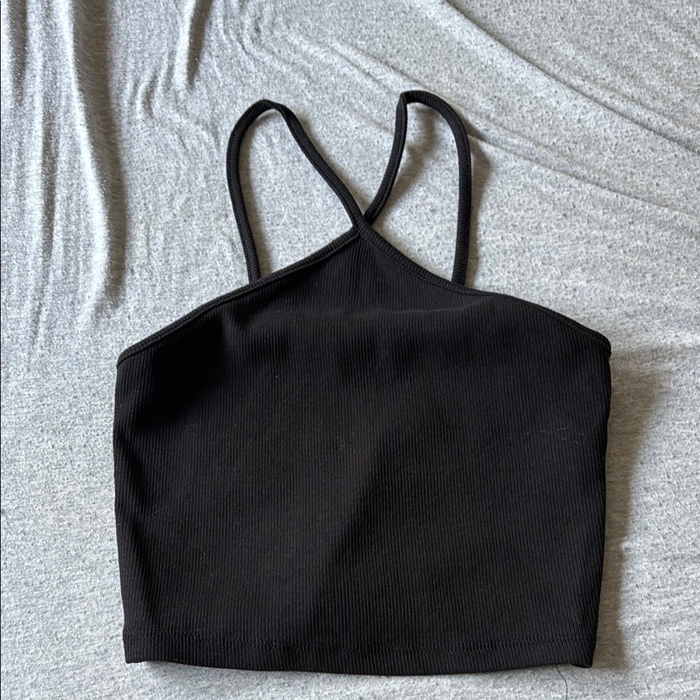 Black Women's Crop Top